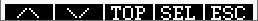 The C-more Micro Function object with / and \ characters forming up and down arrows